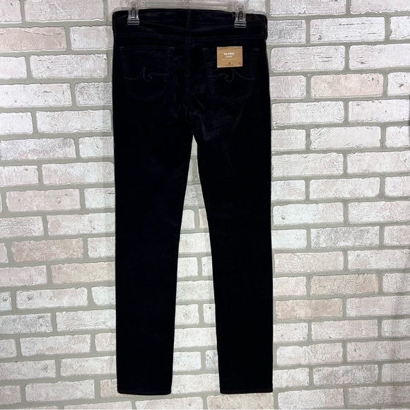 Ag NWT The Stevie Slim Straight Corduroy Jeans in Dark Charcoal Size 27 - Picture 5 of 8